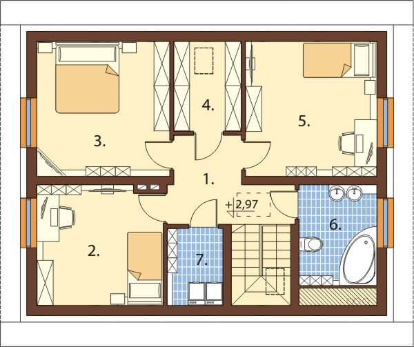 Projekt domu DM-6653 - rzut