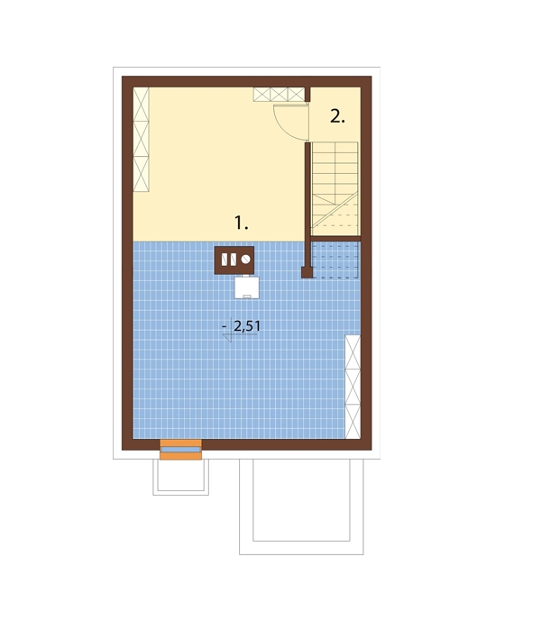 Projekt domu DM-6652 - rzut