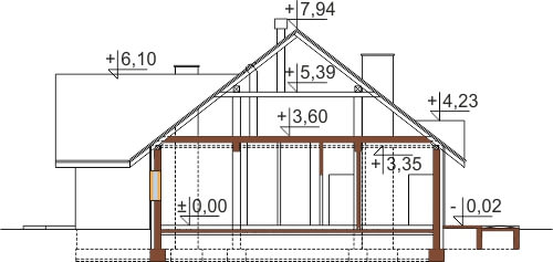 Projekt K-01 - przekrój