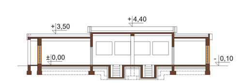 Projekt K-08 - przekrój