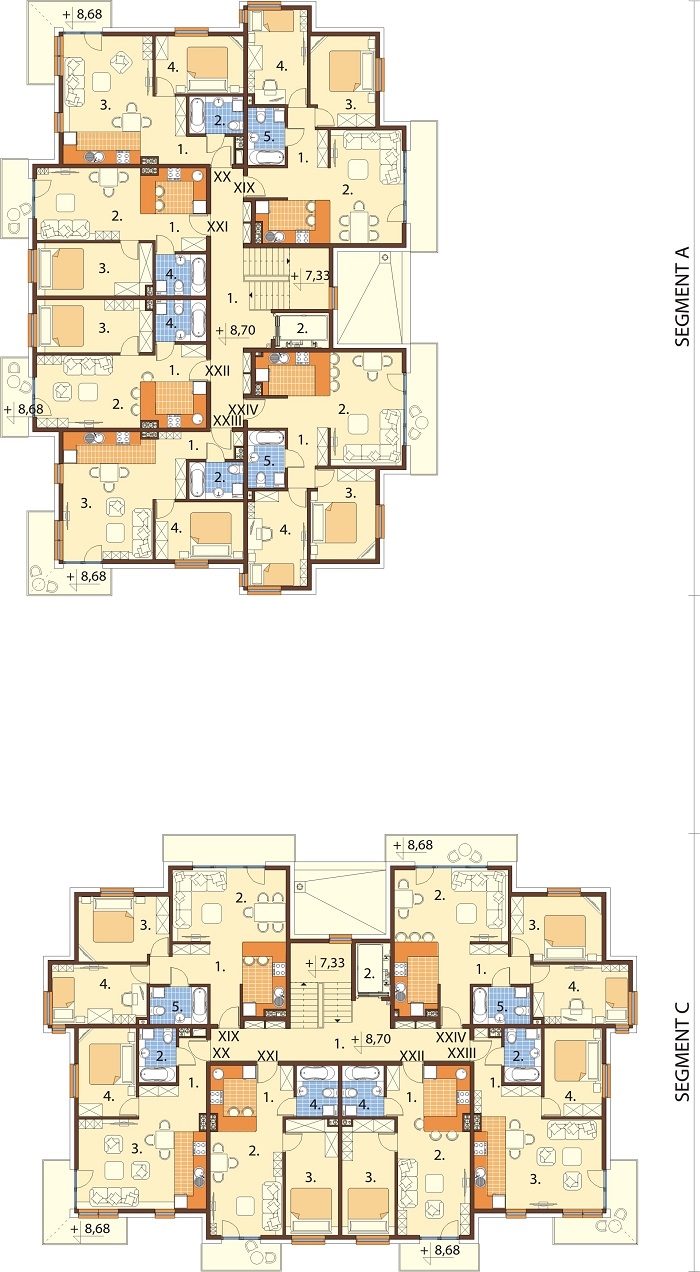 Projekt domu DM-6761 - rzut