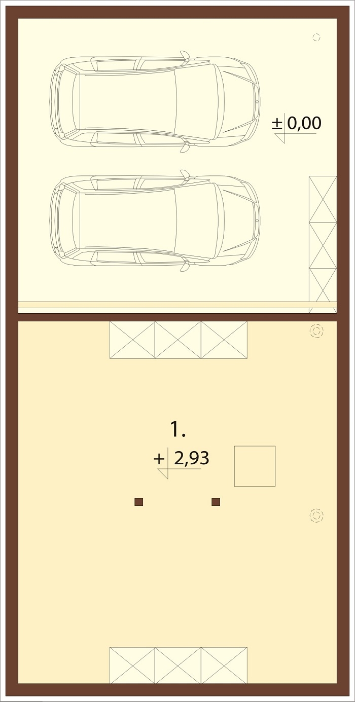 Projekt LZG-114 - rzut