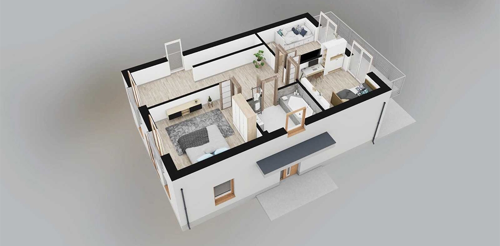 Projekt domu DM-6825 - model