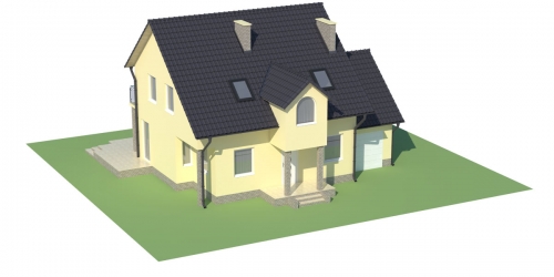 Projekt domu DM-6016 - model