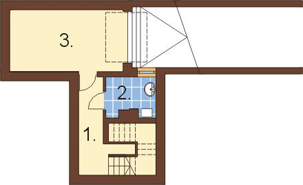 Projekt domu L-6236 - rzut