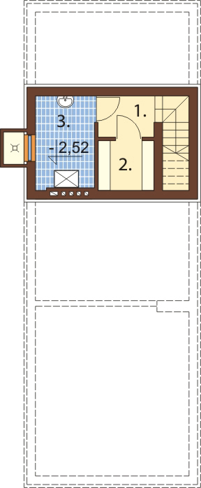 Projekt domu L-6289 - rzut