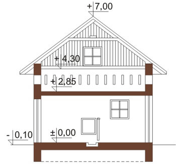Projekt ZG-07 - przekrój
