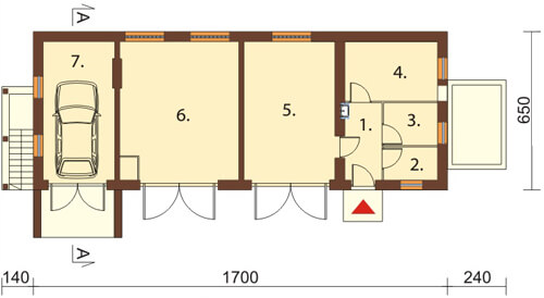 Projekt ZG-09 - rzut