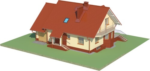 Projekt domu DM-6040 - model