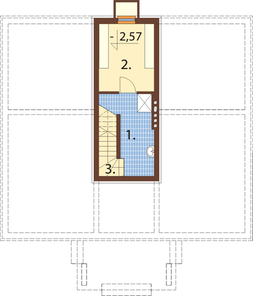 Projekt domu L-6284 - rzut