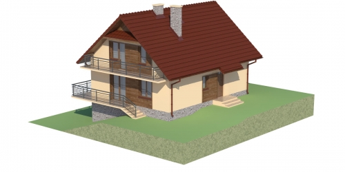 Projekt domu DM-6052 - model