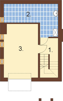 Projekt domu DM-6267 - rzut