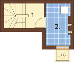 Projekt domu L-6277 - rzut