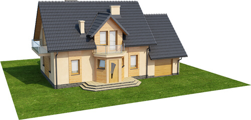 Projekt domu DM-6357 - model