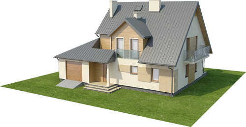 Projekt domu L-6367 - model