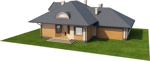 Projekt domu DM-6372 - model