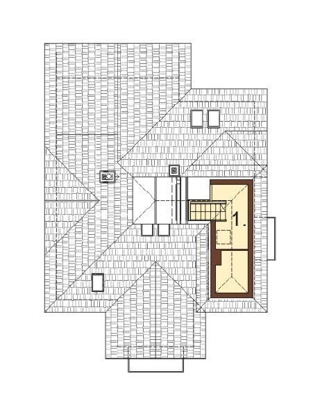 Projekt domu DM-6394 - rzut