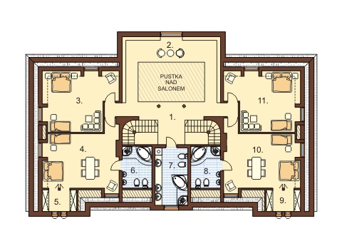 Projekt domu RWL-01 - rzut