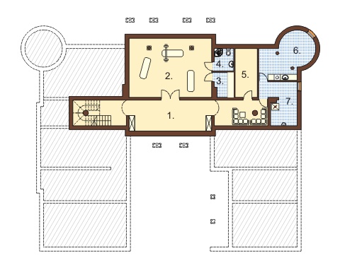 Projekt domu RW-04 - rzut