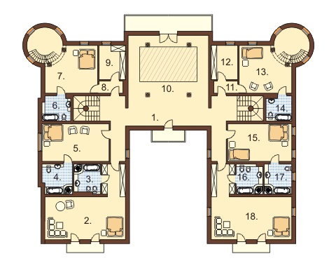 Projekt domu RW-04 - rzut