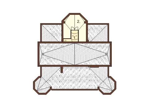 Projekt domu RW-02 - rzut