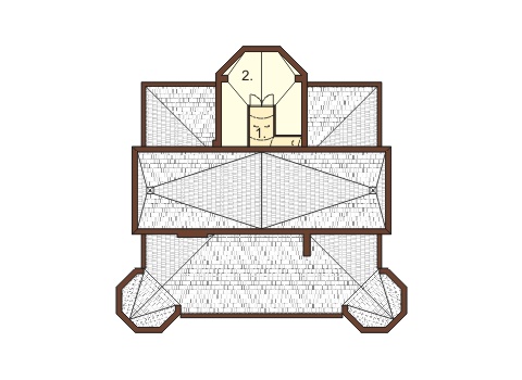 Projekt domu RWL-02 - rzut