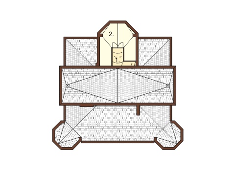 Projekt domu RWL-02 - rzut