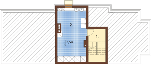 Projekt domu DM-6390 - rzut