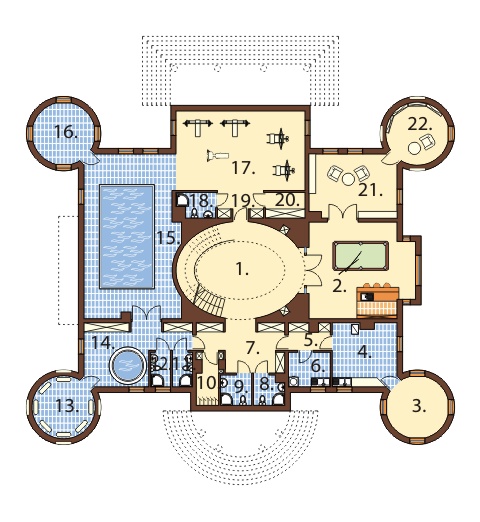 Projekt domu RW-07 - rzut