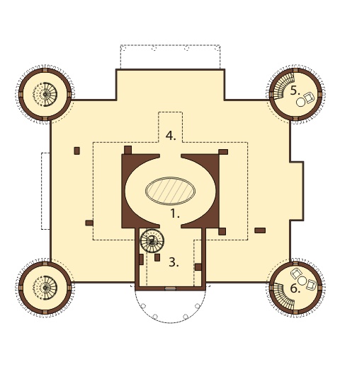 Projekt domu RW-07 - rzut