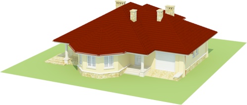 Projekt domu L-6406 - model