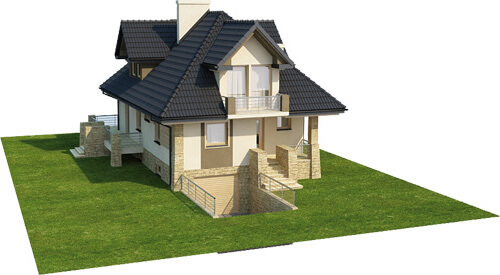 Projekt domu L-6362 - model