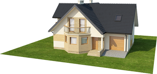 Projekt domu DM-6405 - model