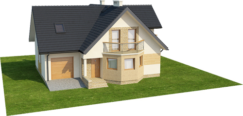 Projekt domu L-6405 - model