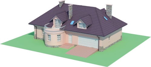 Projekt domu DM-6401 - model