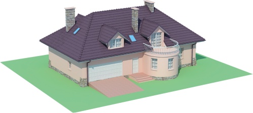 Projekt domu L-6401 - model