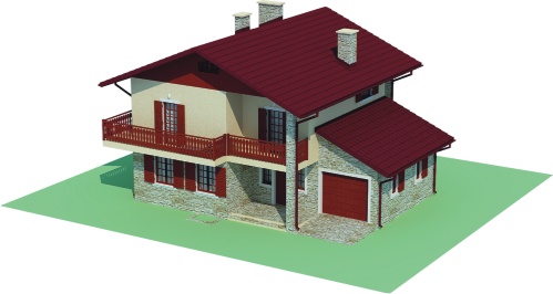Projekt domu DM-6438 - model