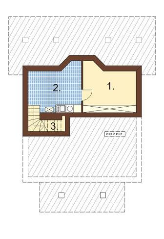 Projekt domu DM-5530 - rzut