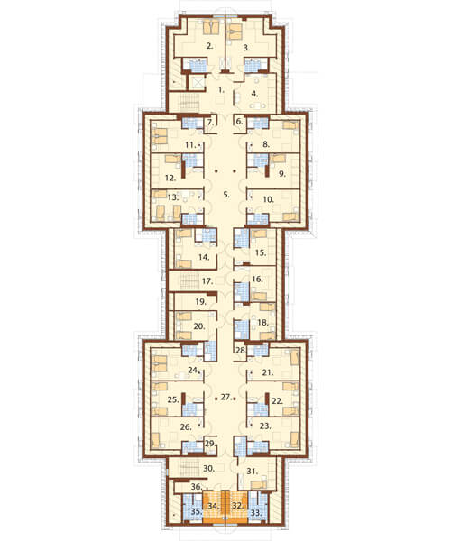 Projekt K-21 - rzut