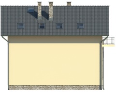 Projekt domu L-6485 - elewacja