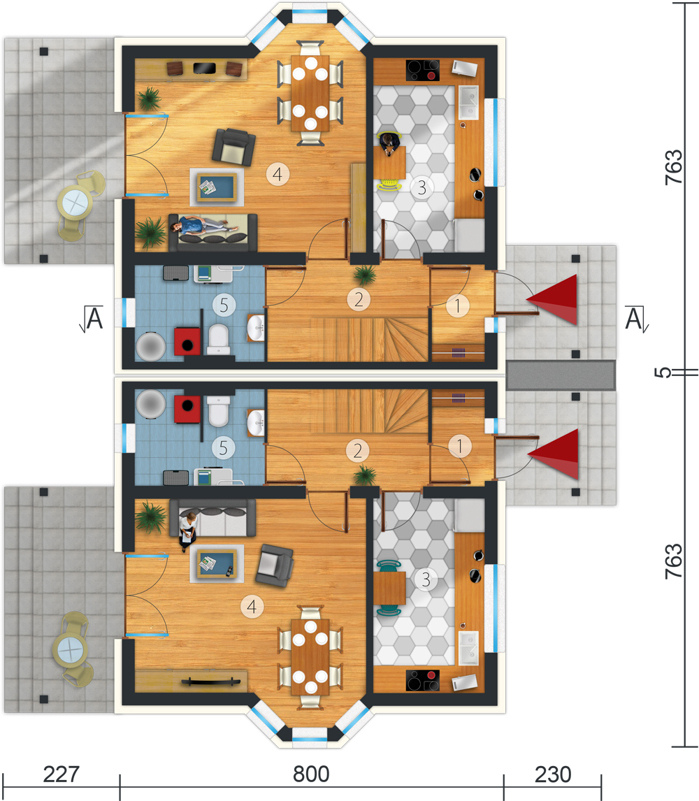 Rzut parteru DM-6095