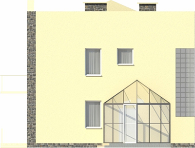 Projekt domu Skotniki DM-5591 - elewacja frontowa