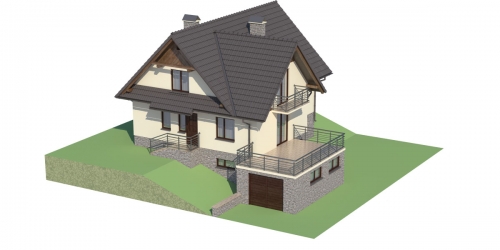 Projekt domu Krościenko DM-6072 - model