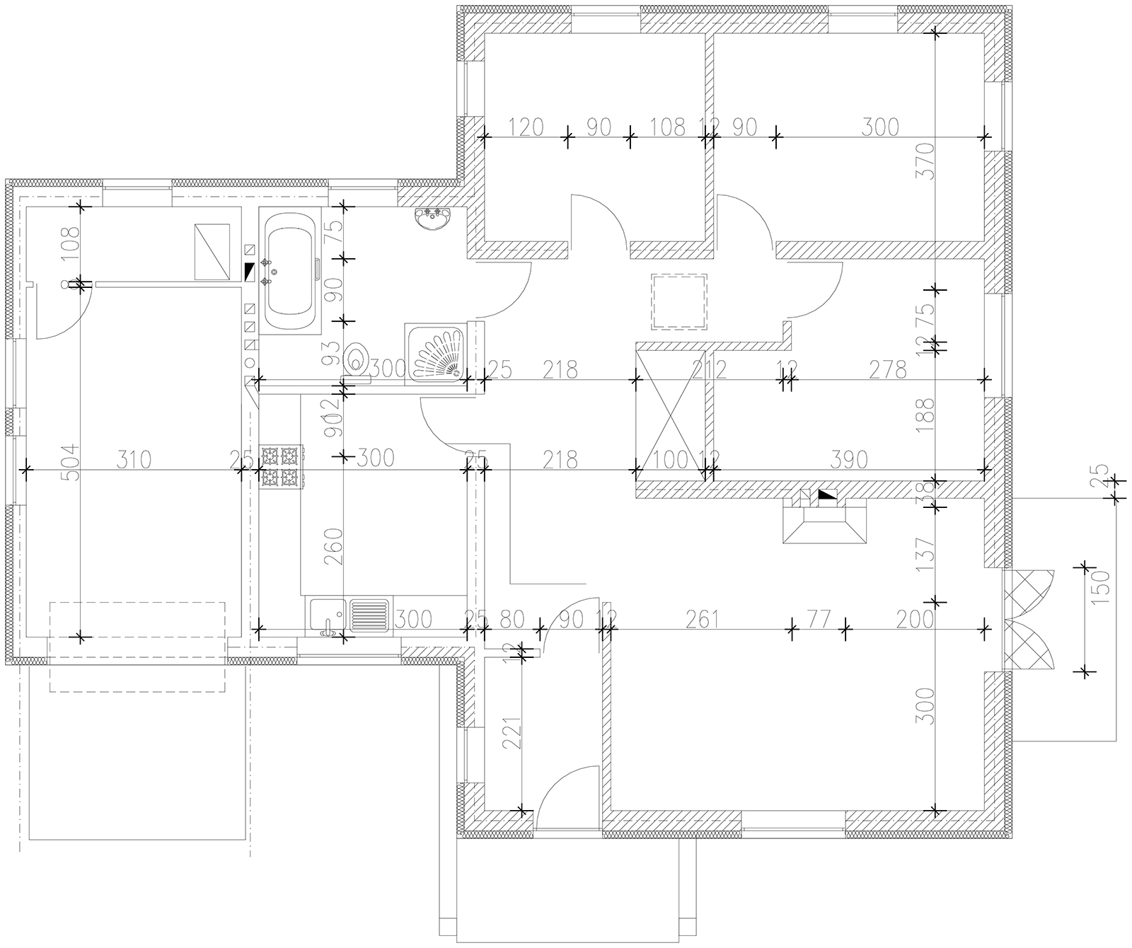 Rzut DM-6097 parteru