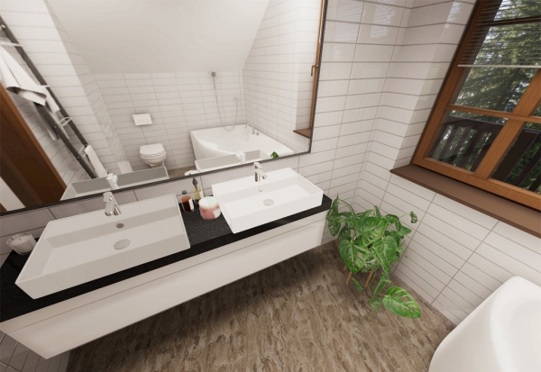 poddasze - łazienka