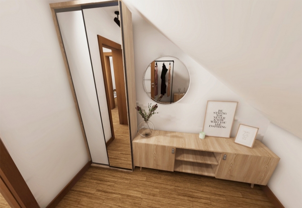 poddasze - garderoba