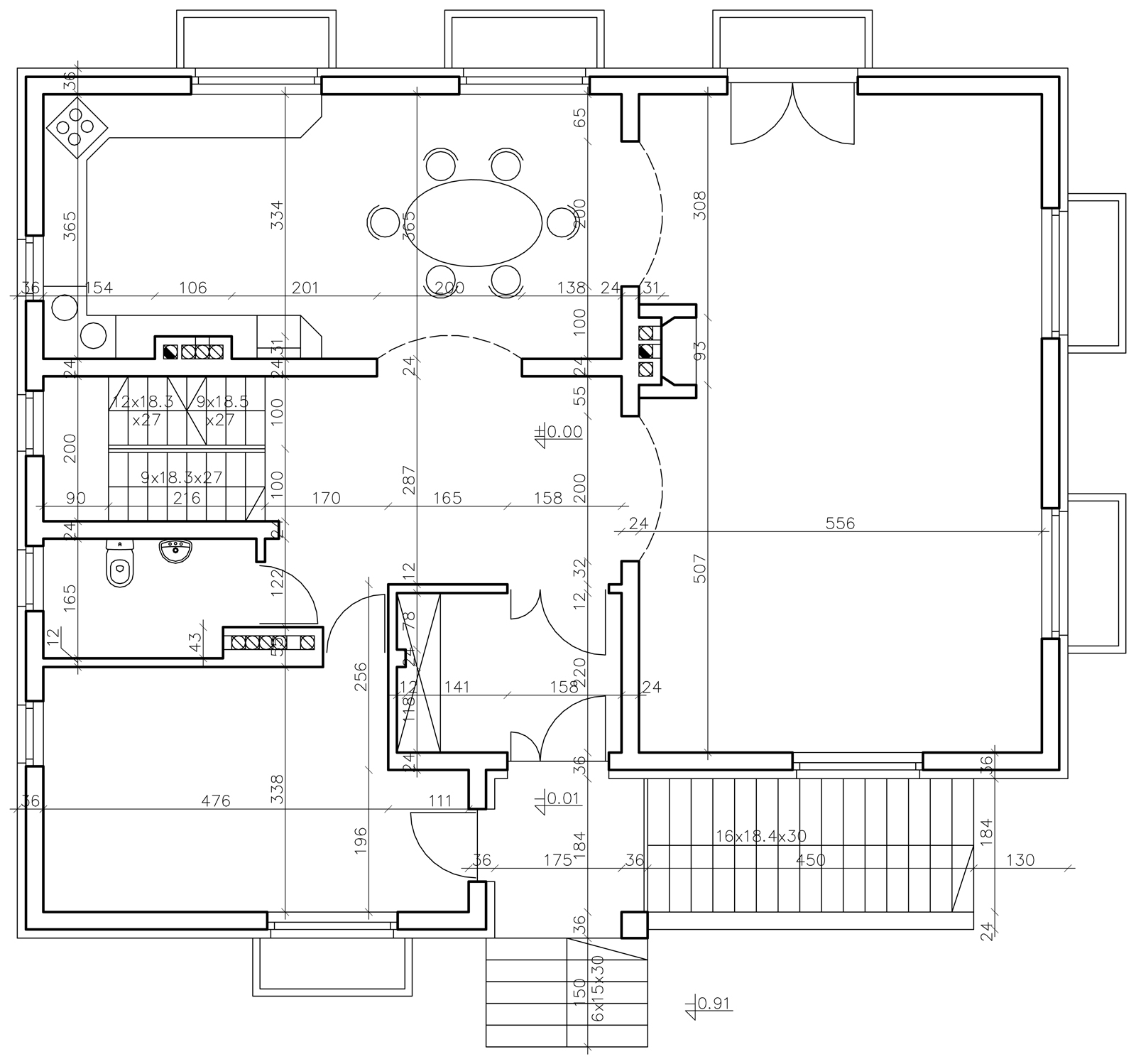 Rzut DM-6327 parteru