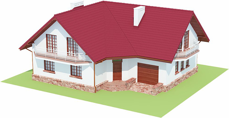 Projekt domu Kasztelany DM-6433 - model