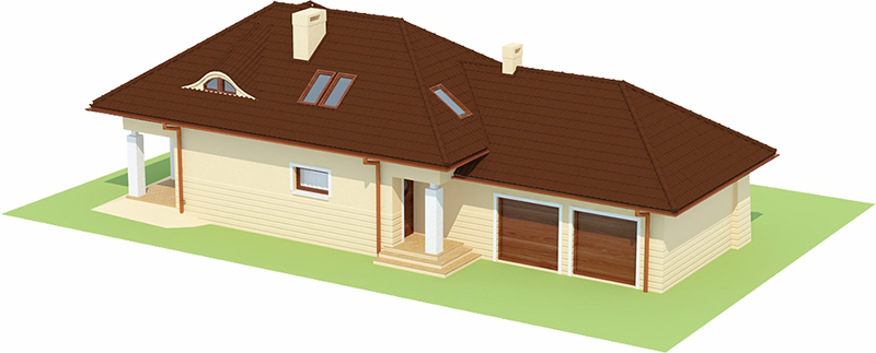 Projekt domu Wymyślna DM-6436 - model