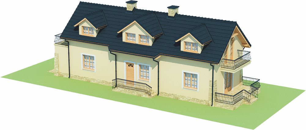 Projekt domu Różyńsk DM-6450 - model